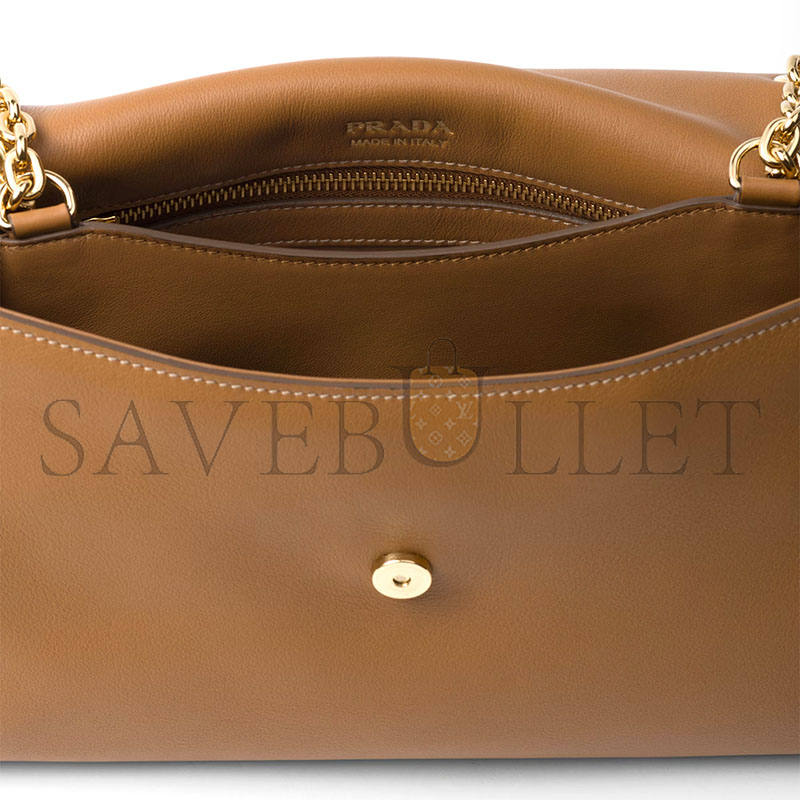 PRADA DOUX MEDIUM LEATHER SHOULDER BAG 1BD371 (29*16*9.5cm) PRADA DOUX MEDIUM LEATHER SHOULDER BAG 1BD371 (29*16*9.5cm)